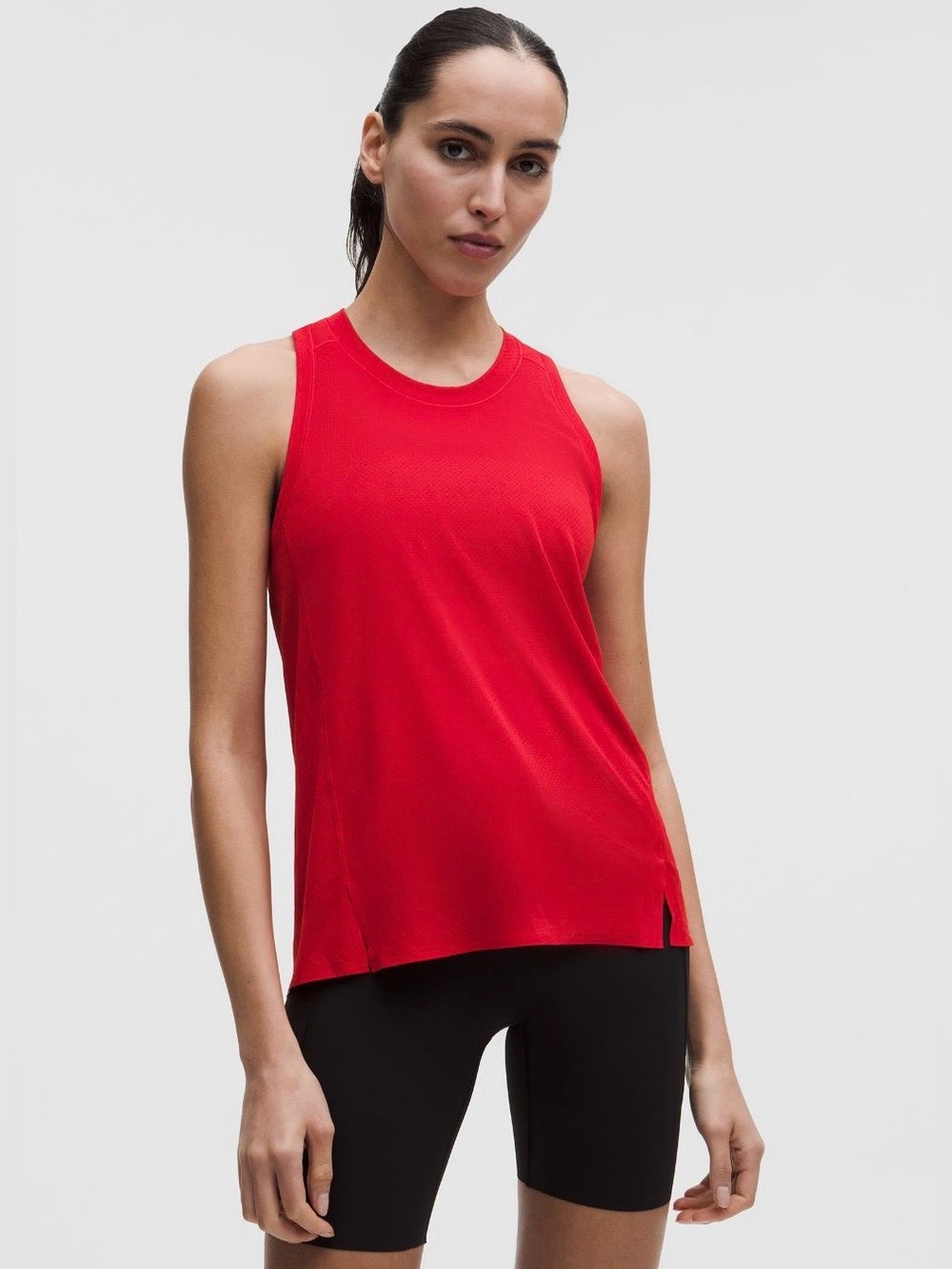 Lululemon Fast and Free Singlet in Oxford Red Size XL